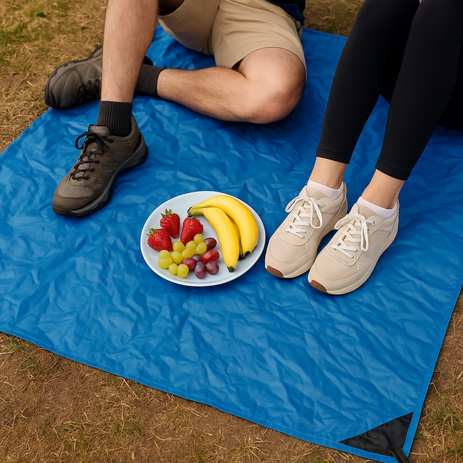Liber Montis Waterproof Camping Tarp, Blue