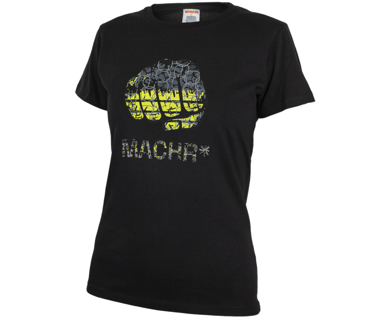 Bennon Predator Lady T-Shirt, Black/Green