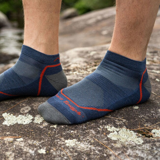 Darn Tough Light Hiker No Show Socks, Denim
