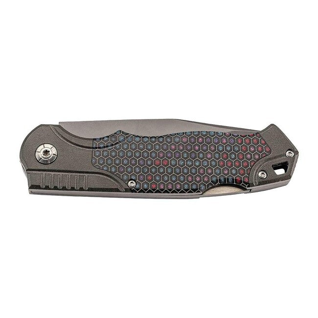 Herbertz Pocket Knife 9cm, Stainless Steel, Honeycomb Pattern