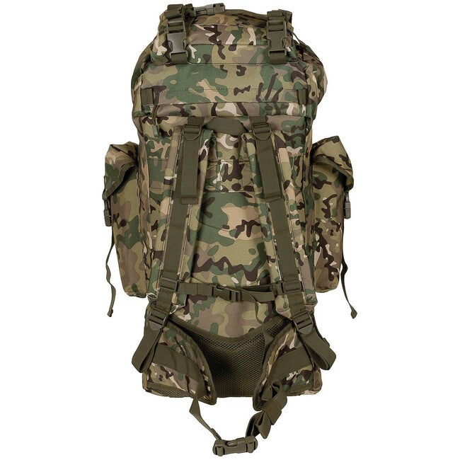 MFH MOLLE Backpack 65L, Aluminum Rod, Operational Camouflage