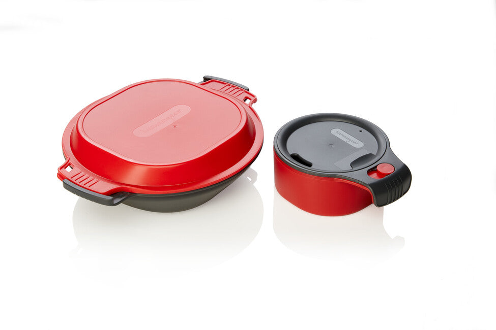 Humangear GoKit Mess Kit Charcoal-Red Deluxe