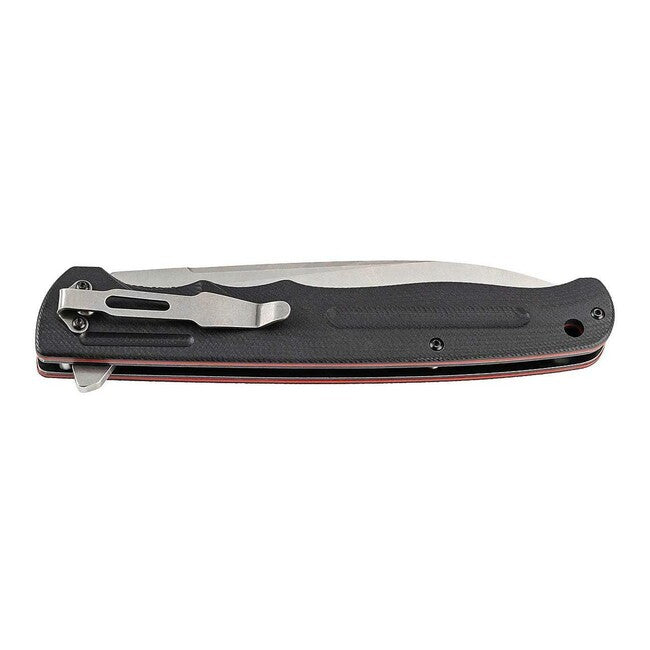 Herbertz One-Hand Large Folding Knife 13.5cm, Stainless Steel, G10, Red-Black