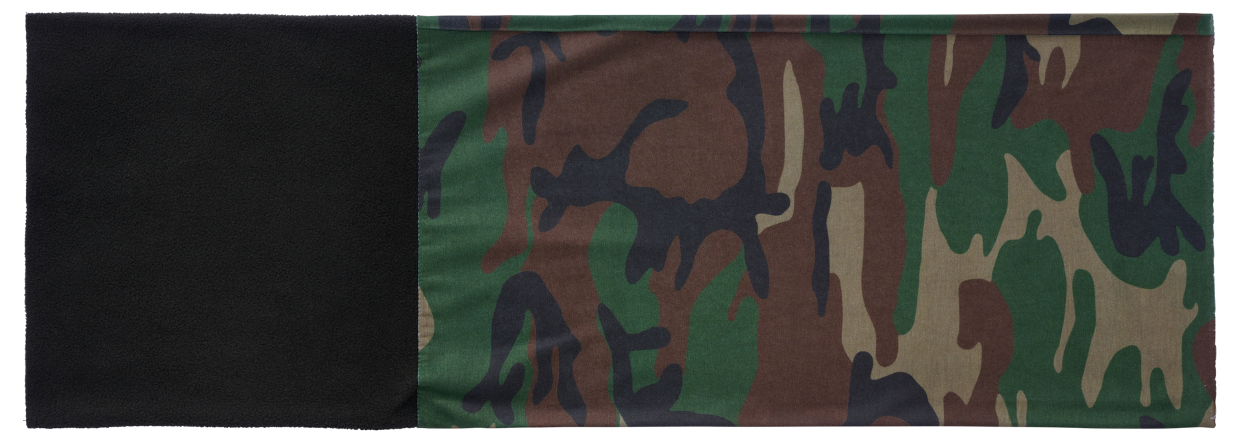 Brandit Multifunctional Fleece Neck Gaiter, Woodland