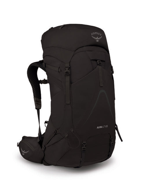 Osprey Aura AG LT 65 Hiking Backpack, Black