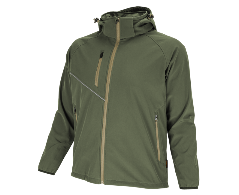 Bennon Force Softshell Jacket, Black/Tan