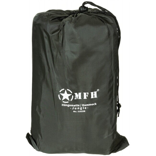 MFH Jungle Hammock with Roof and Mosquito Net, OD Green