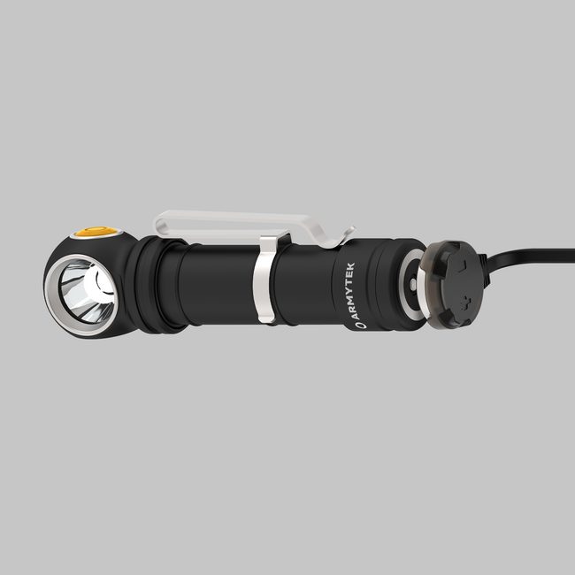 ArmyTek Wizard C2 Pro Max LR White LED vreckové svietidlo s klipom na opasok, s brašnou napájanie z akumulátorom 4150 lm