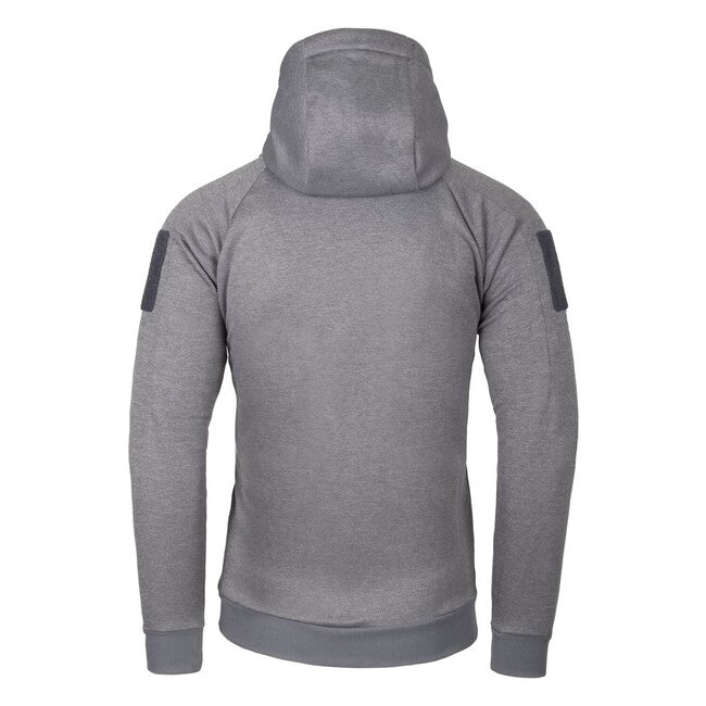 Helikon-Tex Urban Tactical Hoodie Full Zip, Melange Black-Grey