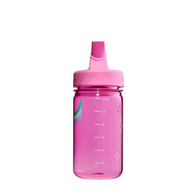 Nalgene Grip-n-Gulp Sustain Water Bottle 0.35L with Cap, Pink