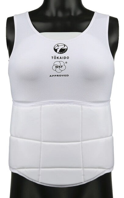 Tokaido chránič tela PRO Lady WKF, biely