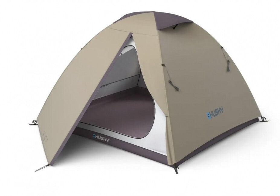 Husky Bizam 2 Plus trekking tent for 2 persons, light brown