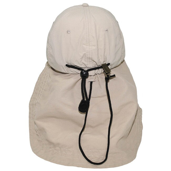Fox Outdoor Sahara Cap with Neck Protector, Beige