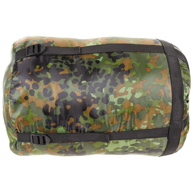 Fox Outdoor Múmiový spací vak, 2-vrstvová výplň, BW camo