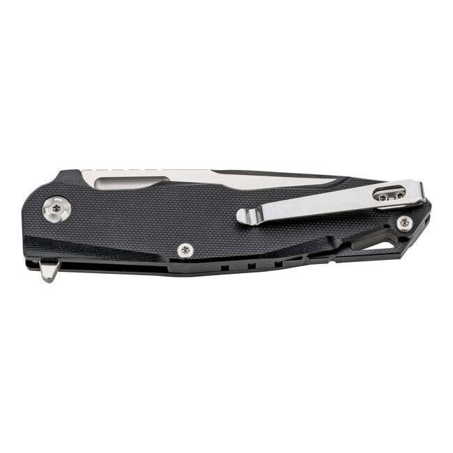Herbertz Single-Hand Pocket Knife 9.7cm, Textured G10, Black