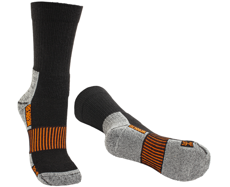 Bennon Merino Trek Socks, Black