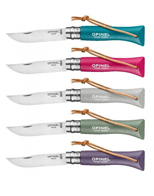 Opinel Zatvárací nôž VRI N°06 Inox Trekking, tyrkysová
