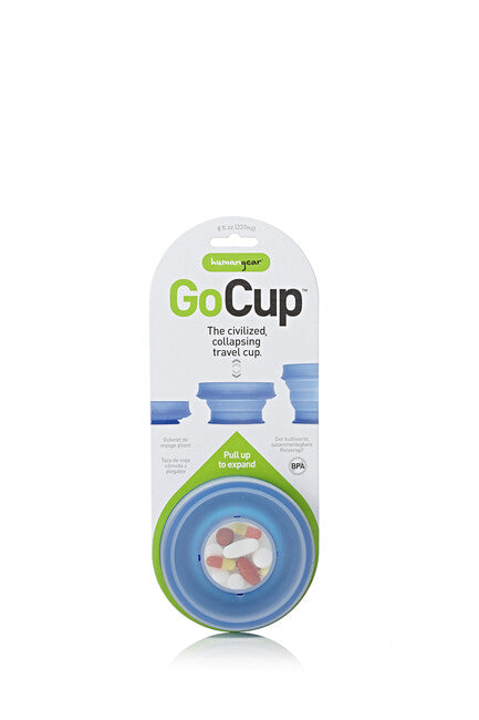 Humangear GoCup Collapsible Travel Cup, Blue, 237ml
