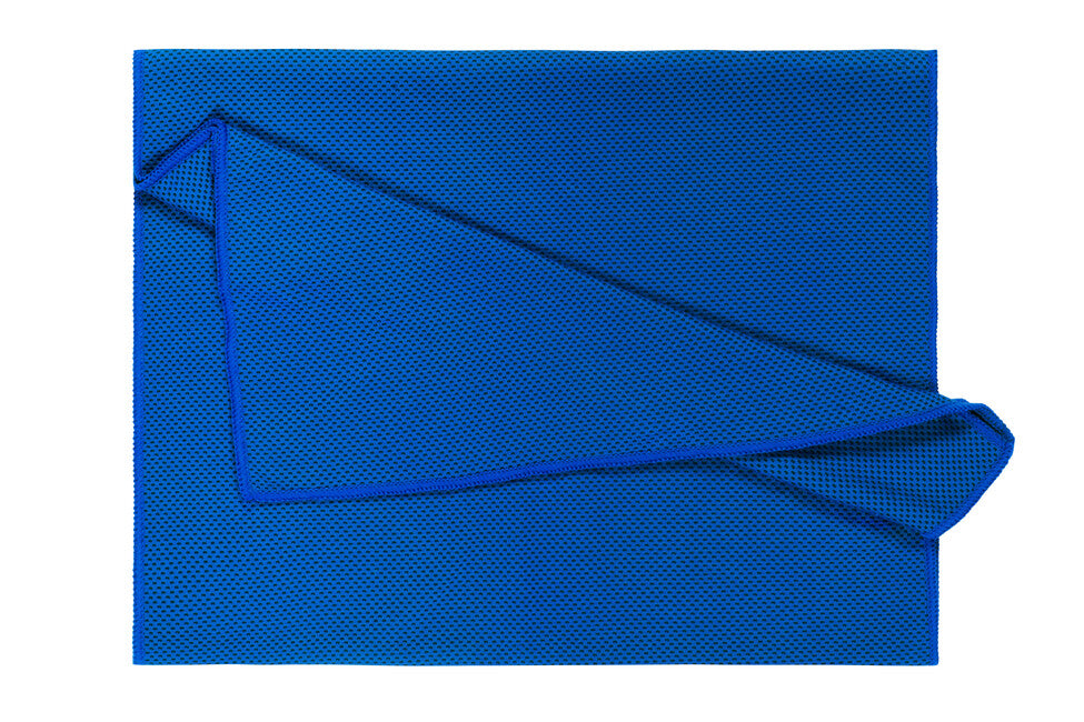 BasicNature CoolSport Sport Towel, Blue, 30 x 100 cm