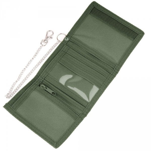 Mil-Tec Wallet with Chain, Olive