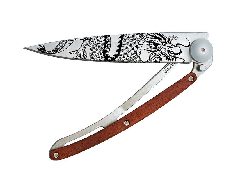 Deejo Tattoo Chinese Dragon Folding Knife