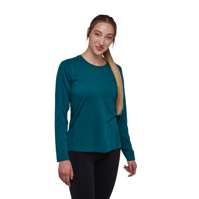 Black Diamond Lightwire Tech Men's Long Sleeve T-Shirt, Dark Caribbean