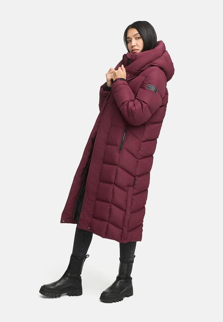 Navahoo Women's Winter Coat ENGELSFEDER XIV, Wine