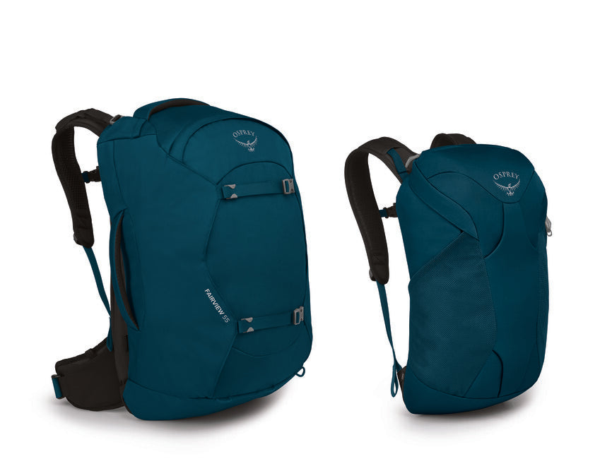 Osprey Fairview 55 Travel Backpack, Night Jungle Blue