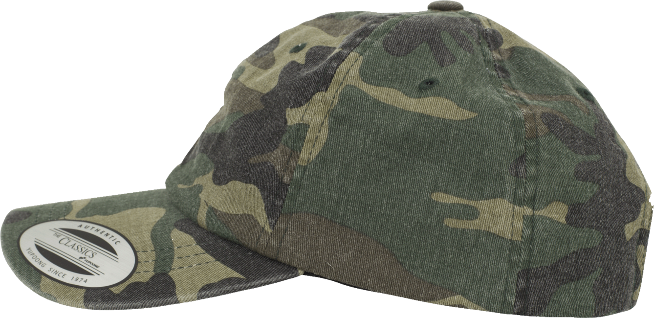 Brandit Low Profile Camo Cap, Woodland