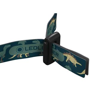 Ledlenser Kidled4R Dino Headlamp, Red