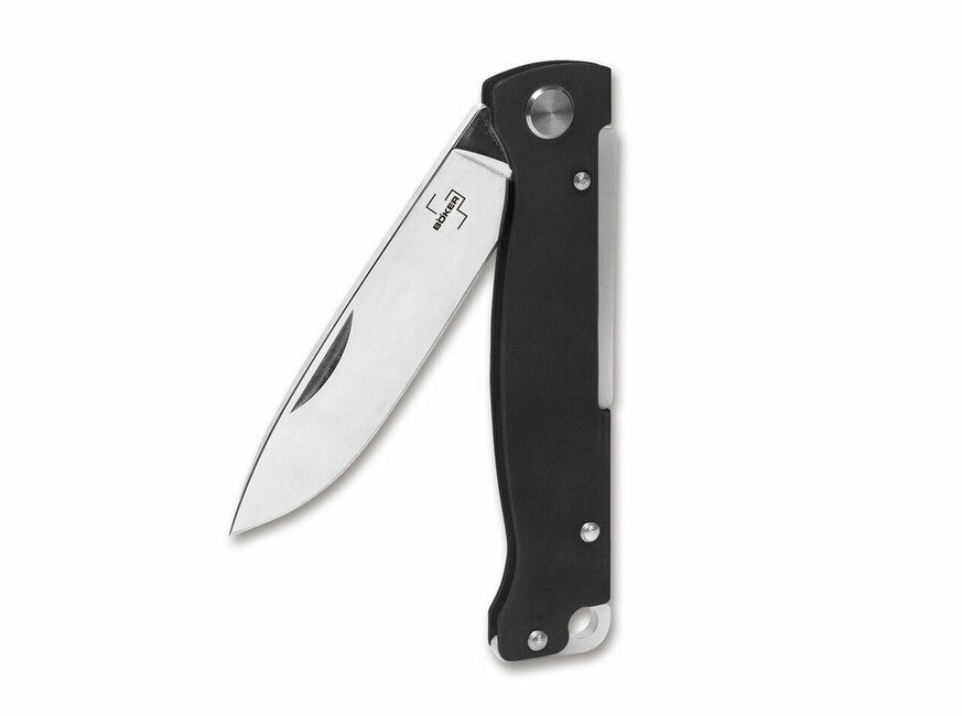 Böker Atlas Black Folding Knife 6.7 cm, Black, Stainless Steel