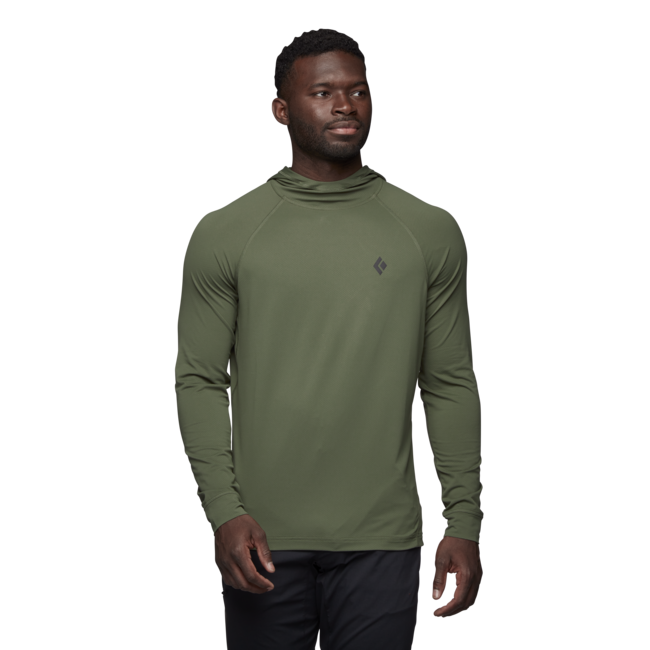 Black Diamond Alpenglow Women's Men's Hoodie, Tundra