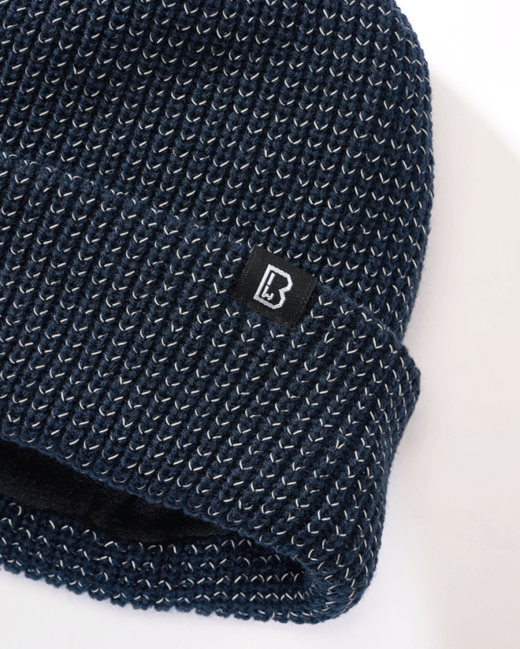 Brandit Reflective Winter Beanie, Navy Blue