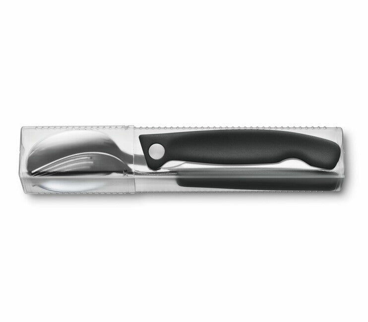 Victorinox Swiss Classic 3-Piece Cutlery Set, Black
