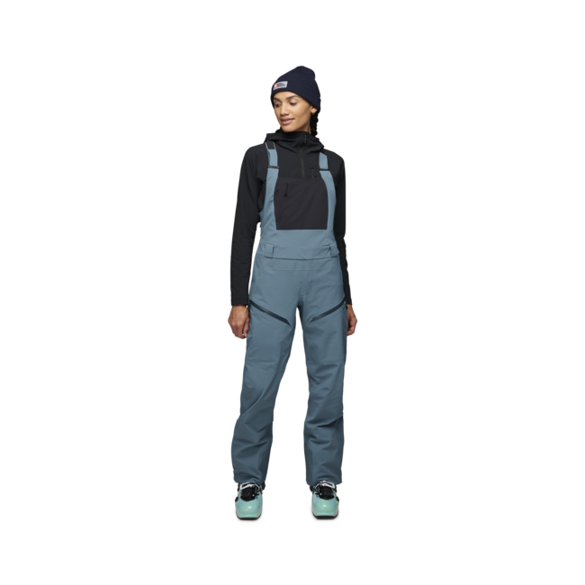 Black Diamond Dámske nohavice s trakmi Recon Stretch Bibs, creek blue