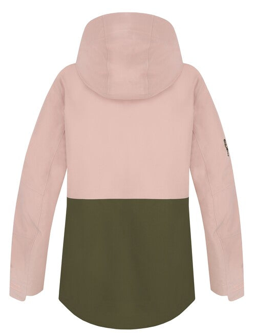 Husky Women's Outdoor Jacket Nabbi L, Light Pink/Khaki