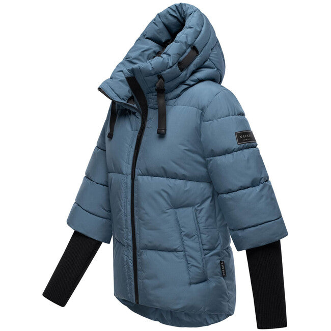 Navahoo Women's Winter Jacket LOTUSHERZ XIV, Dusty Blue