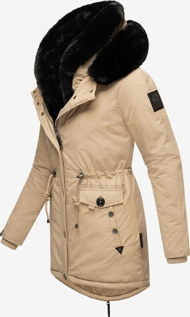 Navahoo Women's Winter Parka Sweety Deluxe, Taupe