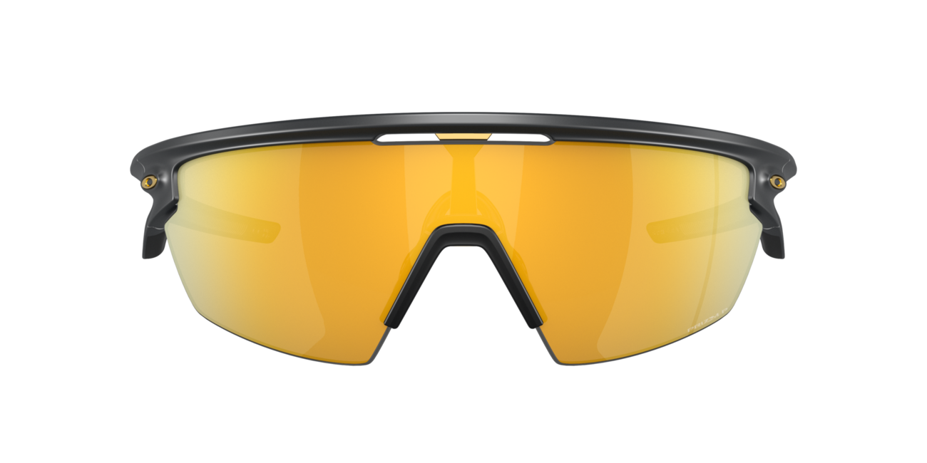 Oakley SPHAERA Sunglasses 36, Matte Carbon Frame, Prizm 24K Polarized Lenses