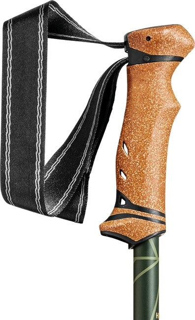 LEKI Legacy Lite AS Trekking Poles, Mango-Olive Green-Bottle Green, 100-135 cm