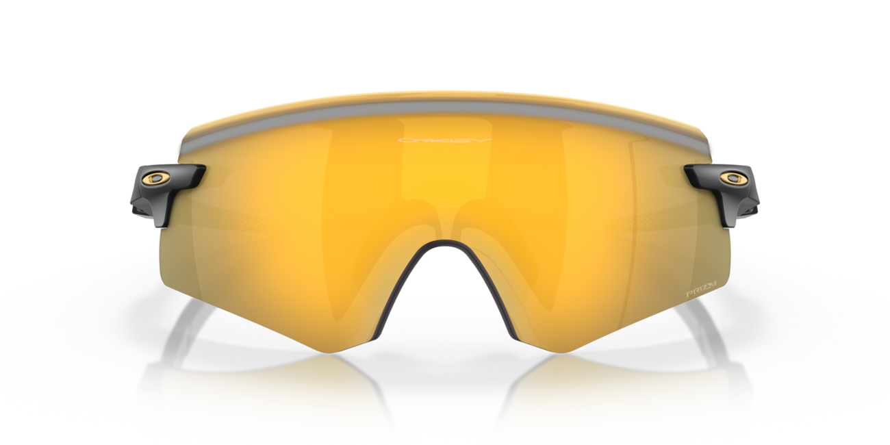 Oakley ENCODER Sunglasses, Matte Carbon Frame, Prizm 24K Lenses