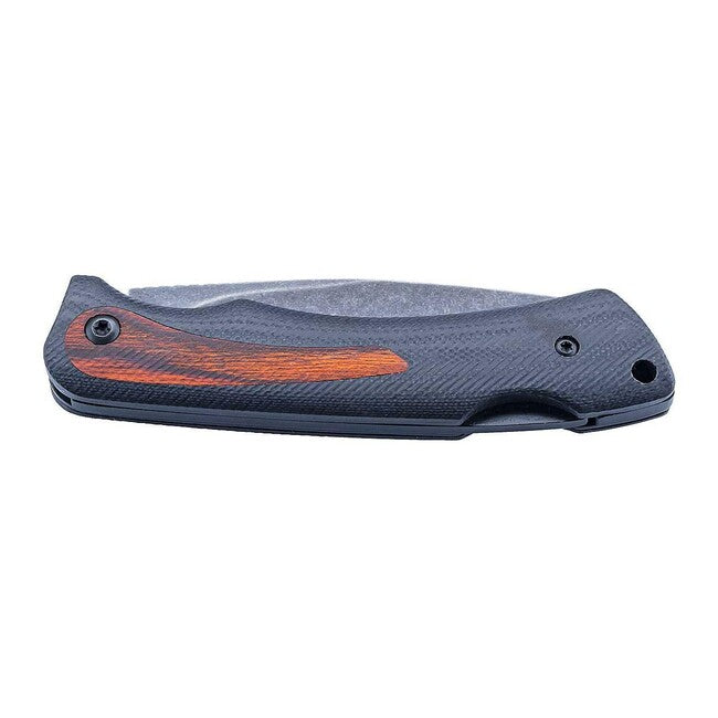 Herbertz Gentleman Pocket Knife 7.5cm, G10, Pakka Wood, Black