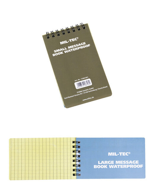 Mil-Tec Small Waterproof Notebook