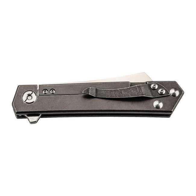 Herbertz Single-Handed Pocket Knife 8.5cm, Titanium, Open-Frame Design