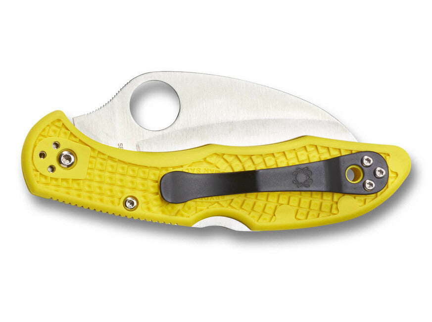 Spyderco Tasman Salt 2 Knife, 7.4 cm, Yellow, FRN