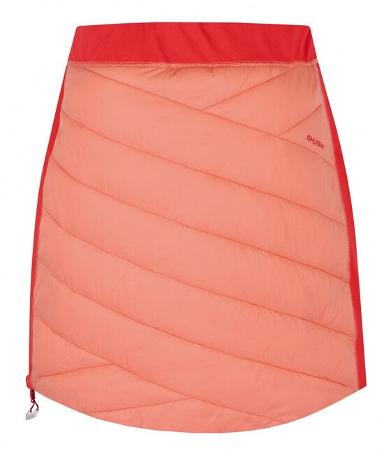 HUSKY Women's Reversible Winter Skirt Freez, Orange/Red