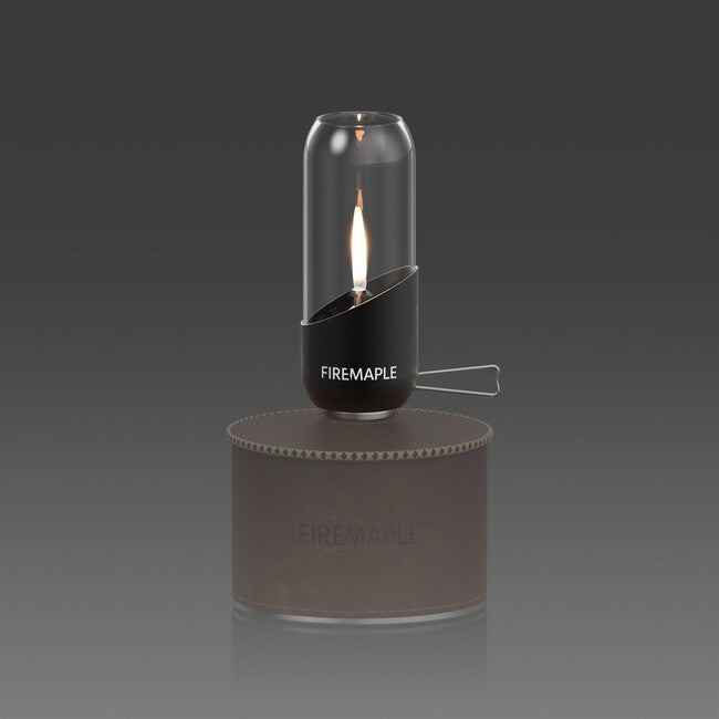 Fire Maple Gas Lamp with Borosilicate Glass, Black