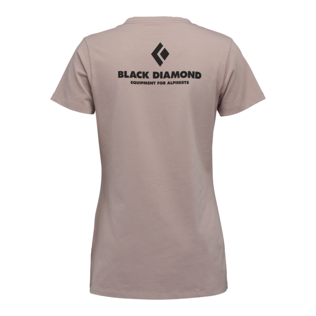 Black Diamond Women's T-shirt Equipment for Alpinists, Pale Mauve