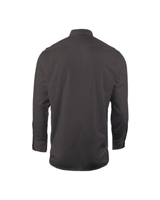 Mil-Tec Service Shirt Long Sleeve, Black
