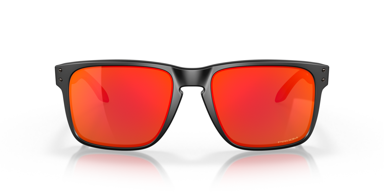 Oakley Holbrook XL Sunglasses, Matte Black Frame, Prizm Ruby Lenses, 59